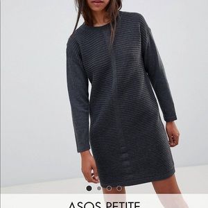 ASOS DESIGNS Petite Eco knitted mini dress